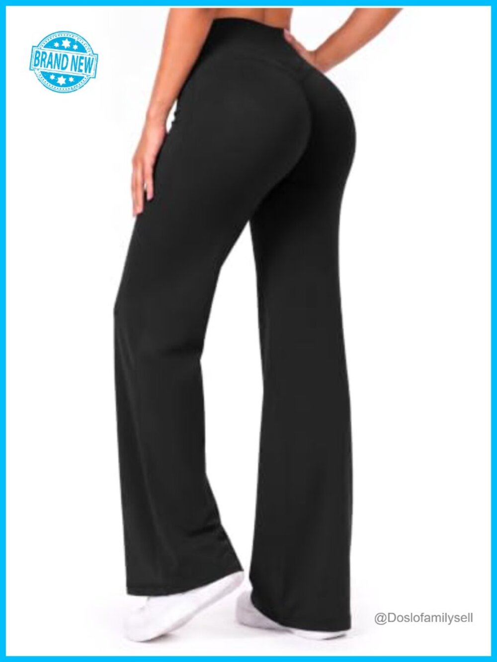 Wide Leg Yoga Pants High Waist Tummy Control